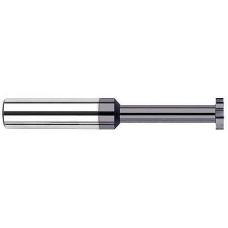 Harvey Tool 3/8 in. dia. x 0.10 in. Width x 1-1/8 Neck CarbideSquare Standard Keyseat Cutter, 8 Flutes 70352-C3